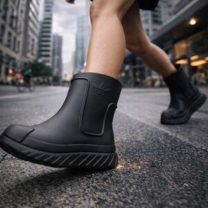 adidas women AdiFOM Superstar Chunky Boot Shoes Size 5.5 Waterproof Rain boots